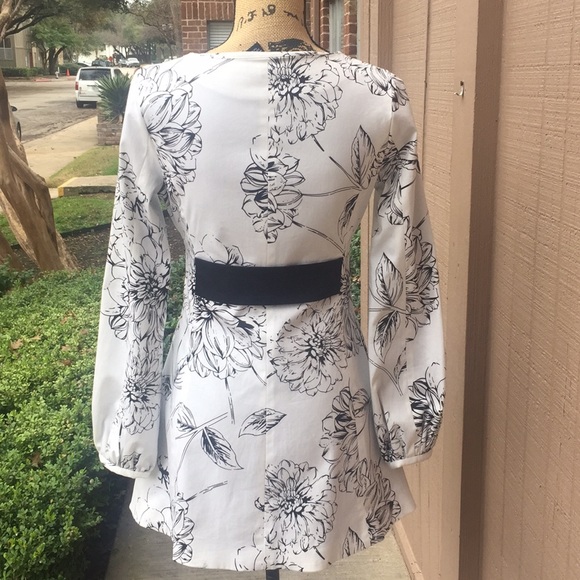 SZ XS Arden B Black And White Dress Jacket - Picture 6 of 8